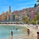 # Monaco - F1 Gp - 4 Persons - Sea View - New - Parking - Clim - Premium - And Sun * Menton